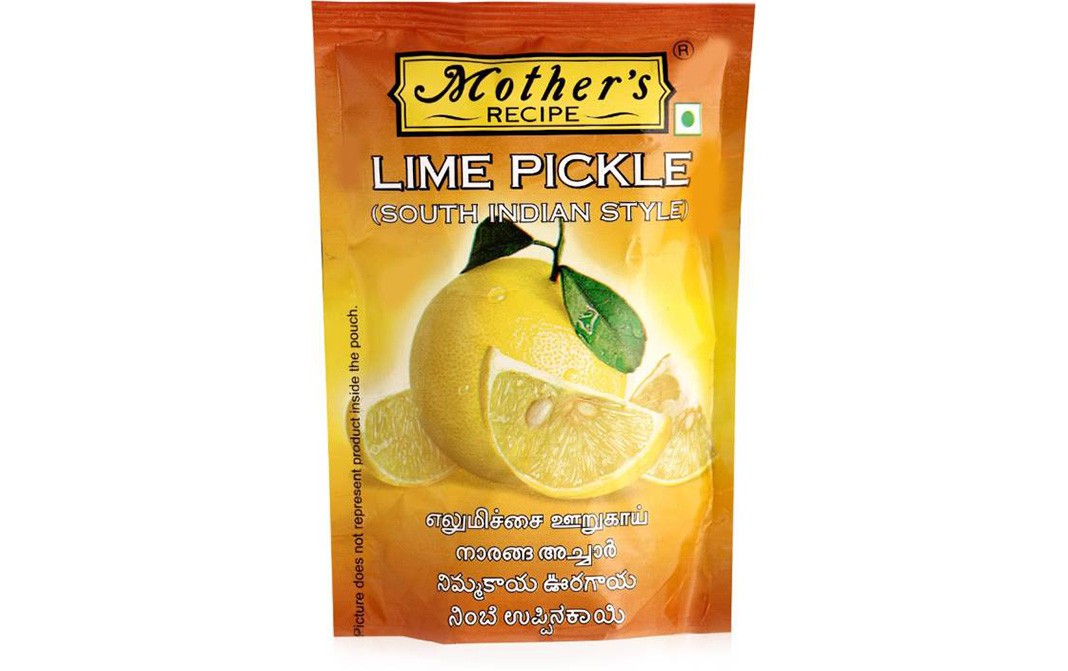 Mother's Recipe Lime Pickle (South Indian Style)   Pack  200 grams